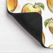 Patroon met gele appel muismat (Hoek)