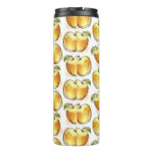 Patroon met gele appel thermosbeker (Achterkant)