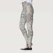 Patroon met gemuteerde aarde tonnen leggings (Links)