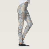 Patroon met gemuteerde aarde tonnen leggings (Rechts)