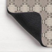 Patroon met gemuteerde aarde tonnen muismat (Hoek)