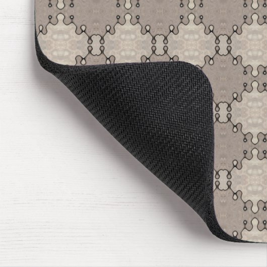 Patroon met gemuteerde aarde tonnen muismat (Hoek)