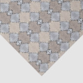 Patroon met gemuteerde aarde tonnen tissuepapier (Detail)