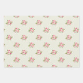 Patroon met geschilde Rozen Inpakpapier Vel (Voorkant 2)