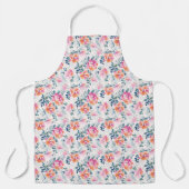 Patroon met geschilde Rozen Schort (Voorkant)