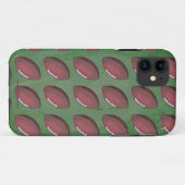 Patroon met geschilderd Football Case-Mate iPhone Case (Achterkant (horizontaal))
