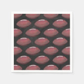 Patroon met geschilderd Football Servet (Voorkant)