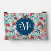 Patroon met geverfde bloemen etui (Achterkant)