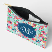 Patroon met geverfde bloemen etui (Open)