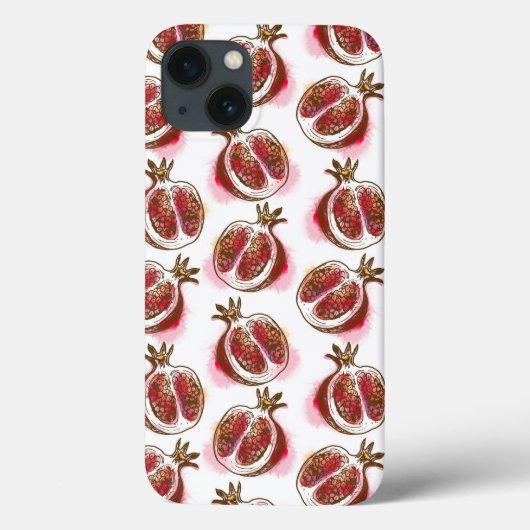 Patroon met granaatappel Case-Mate iPhone case (Achterkant)