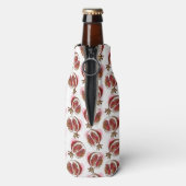 Patroon met granaatappel flesjeskoeler (Fles Achterkant)
