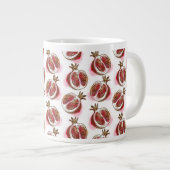 Patroon met granaatappel grote koffiekop (Voorkant rechts)