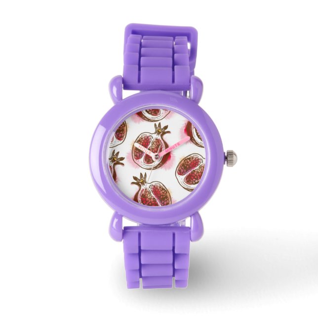 Patroon met granaatappel horloge (Voorkant)