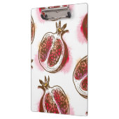 Patroon met granaatappel klembord (Links)