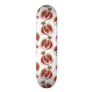 Patroon met granaatappel skateboard