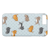 patroon met grappige katten Case-Mate iPhone case (Achterkant (Horizontaal))