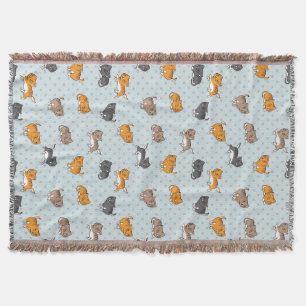 patroon met grappige katten deken