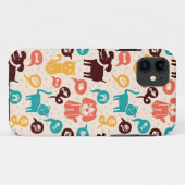 Patroon met grappige katten en honden Case-Mate iPhone case (Achterkant (horizontaal))