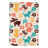 Patroon met grappige katten en honden mini klembord (Achterkant)