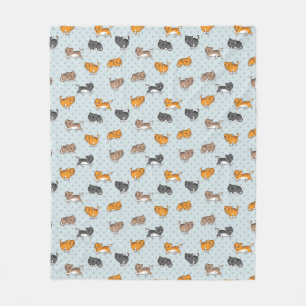 patroon met grappige katten fleece deken
