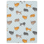 patroon met grappige katten klembord (Achterkant)