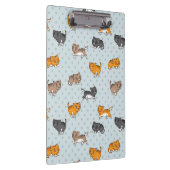 patroon met grappige katten klembord (Rechts)