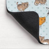 patroon met grappige katten muismat (Hoek)