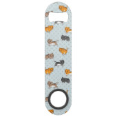 patroon met grappige katten speed flessenopener (Voorkant)