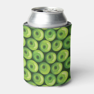 Patroon met groene appels blikjeskoeler