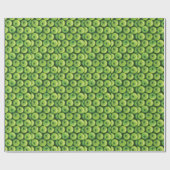 Patroon met groene appels cadeaupapier (Vlak)