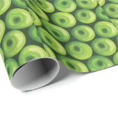 Patroon met groene appels cadeaupapier (Rol Hoek)