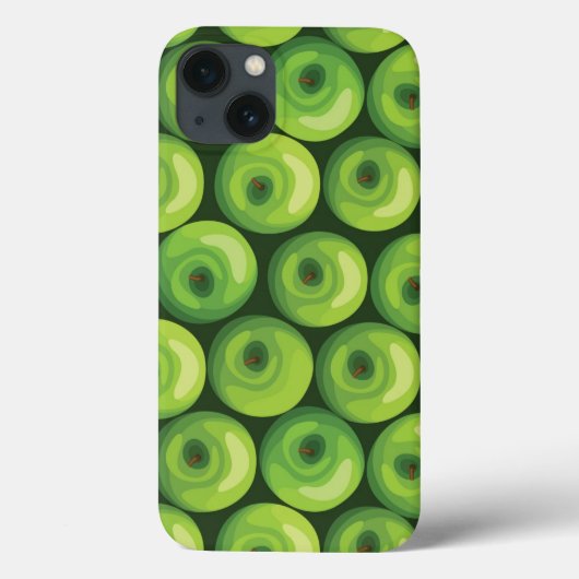 Patroon met groene appels Case-Mate iPhone case (Achterkant)