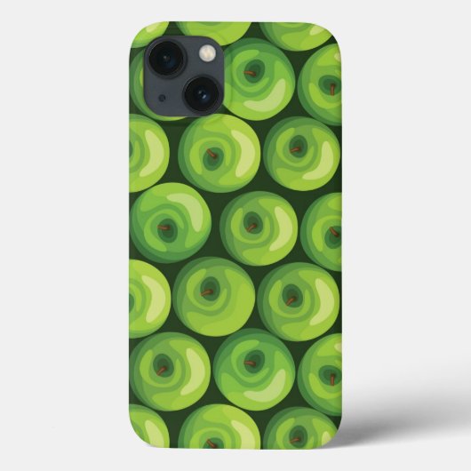 Patroon met groene appels Case-Mate iPhone case (Achterkant)