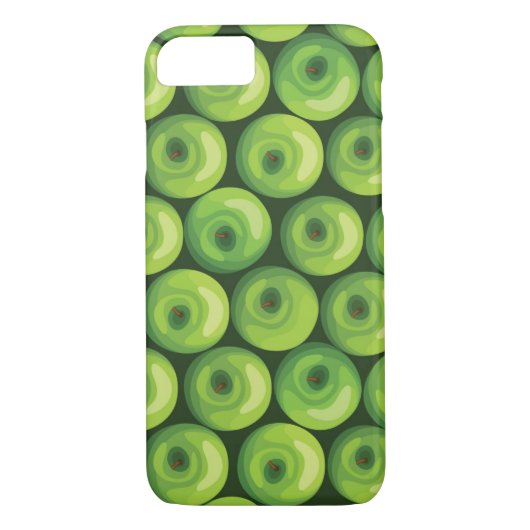 Patroon met groene appels Case-Mate iPhone case (Achterkant)