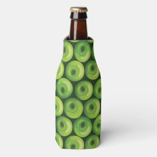 Patroon met groene appels flesjeskoeler