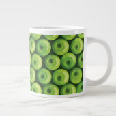 Patroon met groene appels grote koffiekop (Rechts)