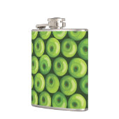 Patroon met groene appels heupfles (Links)