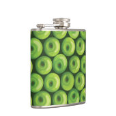 Patroon met groene appels heupfles (Rechts)
