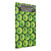 Patroon met groene appels mini klembord (Schuin)