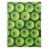 Patroon met groene appels notitieboek (Voorkant)