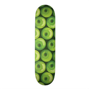 Patroon met groene appels skateboard