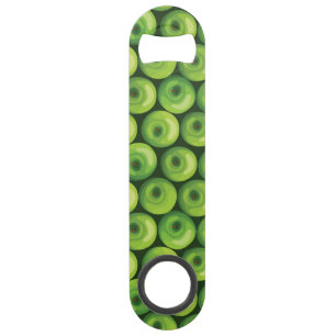 Patroon met groene appels speed flessenopener