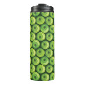 Patroon met groene appels thermosbeker (Voorkant)