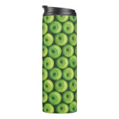 Patroon met groene appels thermosbeker (Geroteerd rechts)