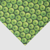 Patroon met groene appels tissuepapier (Detail)