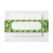 Patroon met groene appels uitnodigingen wikkel (Voorkant Voorbeeld)