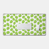 Patroon met groene olijven bureaumat (Keyboard & Muis)