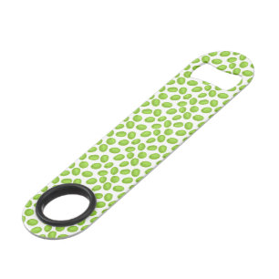 Patroon met groene olijven speed flessenopener