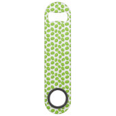 Patroon met groene olijven speed flessenopener (Voorkant)