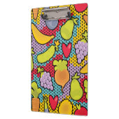 Patroon met groenten en fruit klembord (Links)